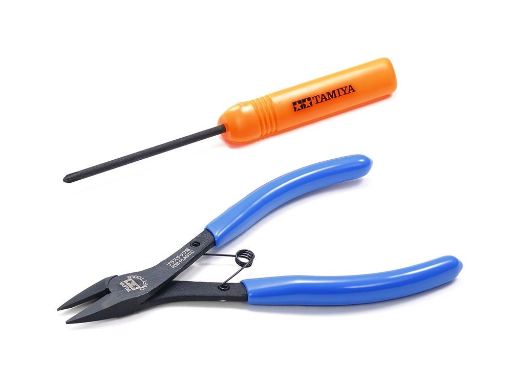 Mini 4WD Tools (Side Cutters, (+) Screwdriver)