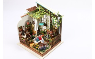 Wooden DIY House - Miller's Sunshine Garden